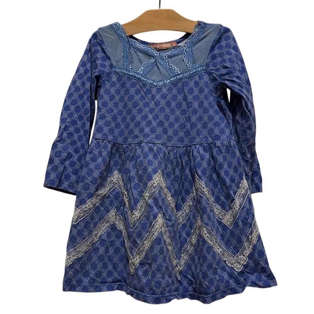 Jelly the Pug 3T Dress w/Lace Details
